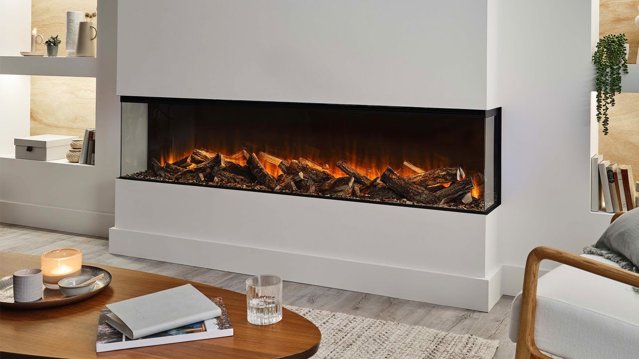 British Fires New Forest 1900 | The Ultimate Media Wall Electric Fireplace