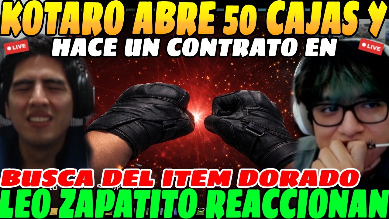 😲KOTARO abre 50 CAJAS de CSGO, LEO y la GENTE del DISCORD REACCIONAN😲| Hace CONTRATO y eso le TOCO😲
