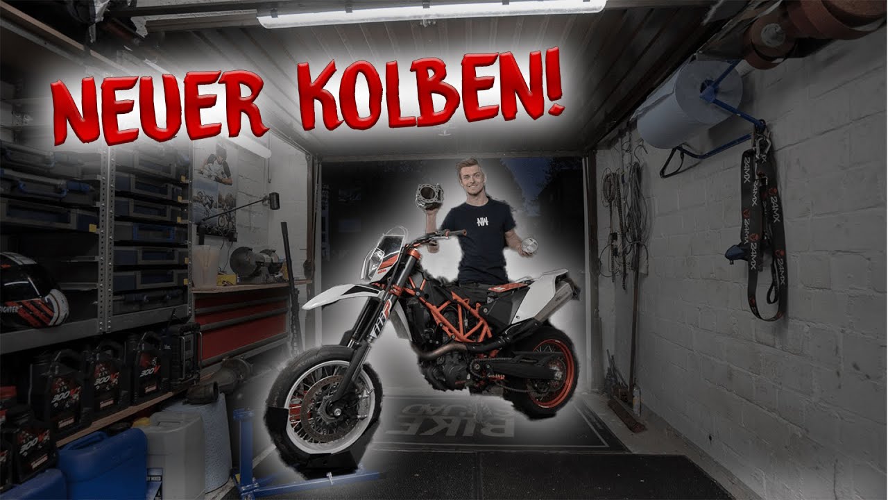 KTM 690 SMC R KOLBEN einbauen | GarageTime Niklas Wetterhahn