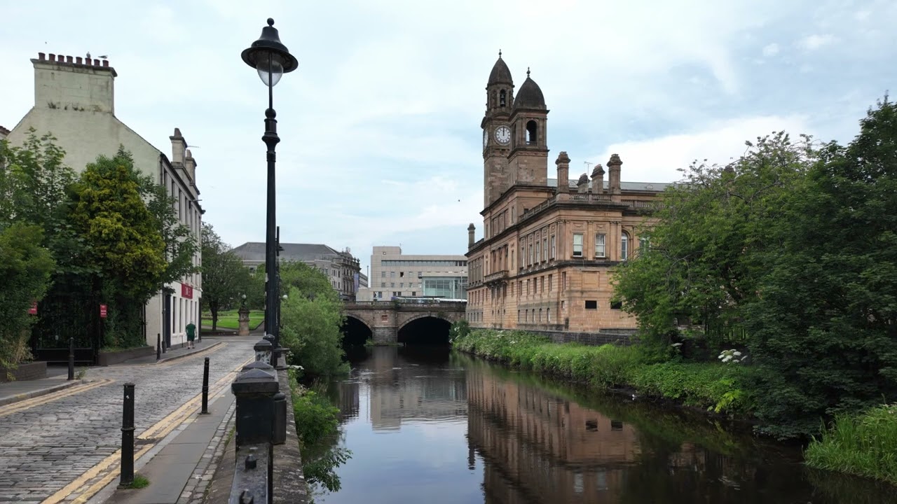 Paisley Town Hall Clock Musical Chimes