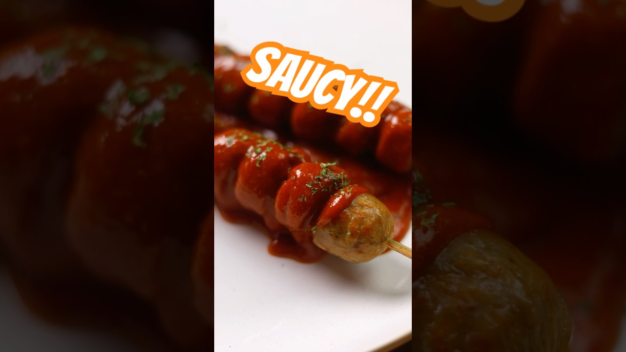 Spiral Currywurst is the best! #bratwurst #recipe #homecooking