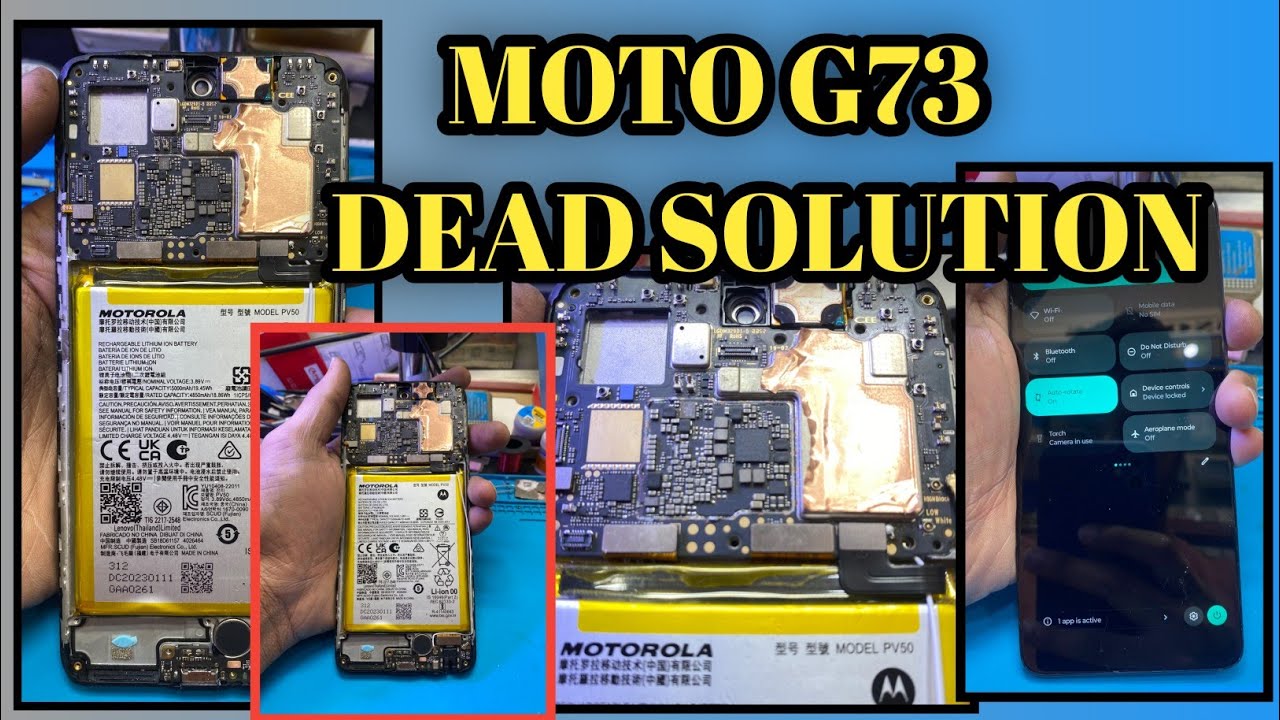 MOTO G73 5G DEAD SOLUTION ( Auto Dead Complaint )