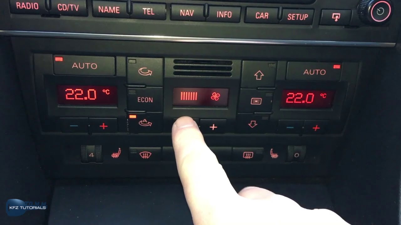 Trick-17 ❗️ Temperatur synchron verstellen Klimaautomatik Audi A3 A4 A5 A6 A7 A8 💡