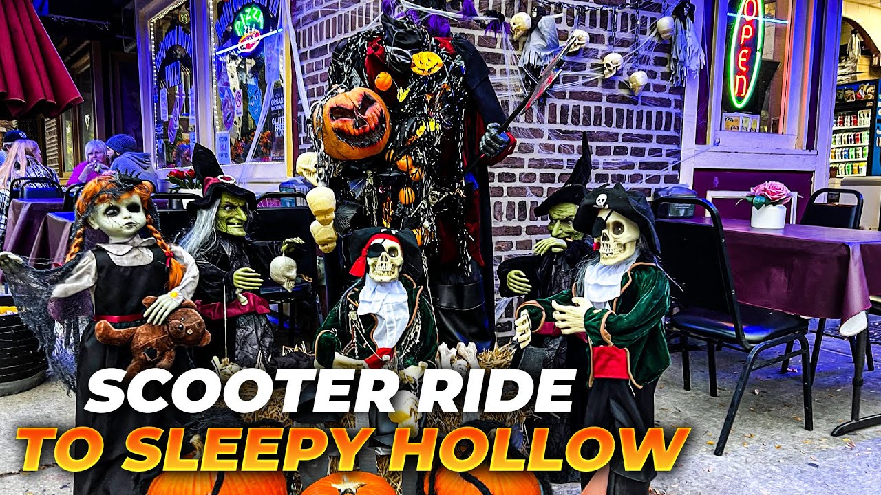 Electric Scooter Ride to Sleepy Hollow from Tarrytown, NY