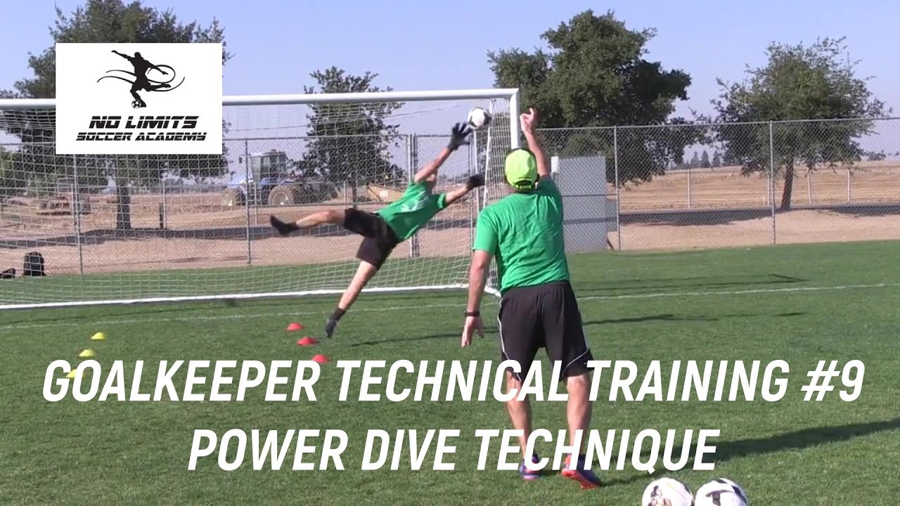 Soccer Goalkeeper Technical Training Part IX: Power Dive Technique