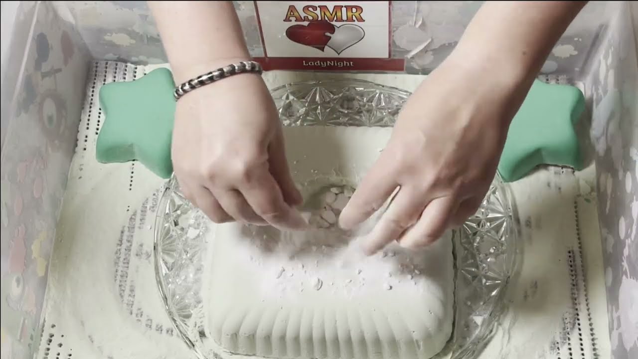 #ASMR Green + Yellow Baking Soda #967