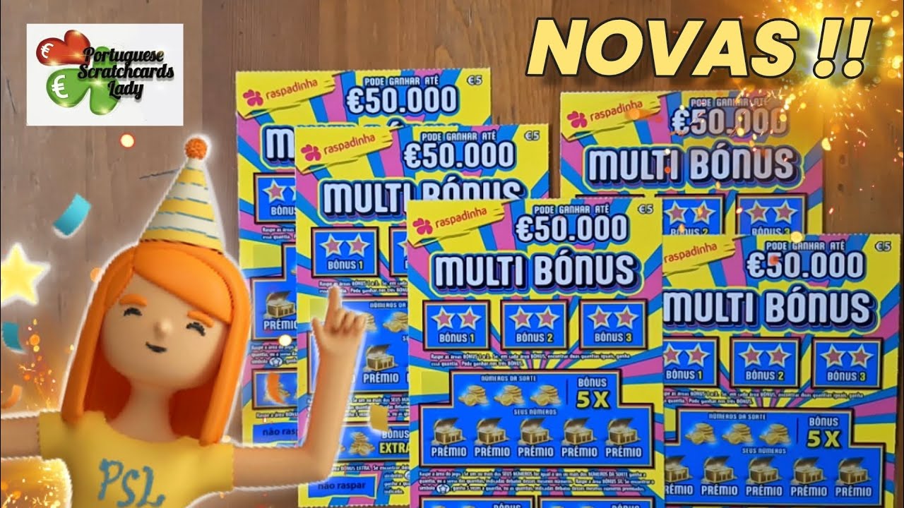 🤩💥 NOVAS RASPADINHAS - MULTI BONÚS!!🤩🏆 ...1ªSessão e com PRÉMIOS?!🤔🤩🤞🏆