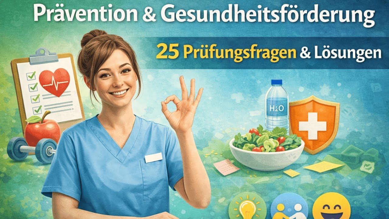 Pflegeexamen: Präventionsarten verstehen | Primär, Sekundär, Tertiär + Beispiele