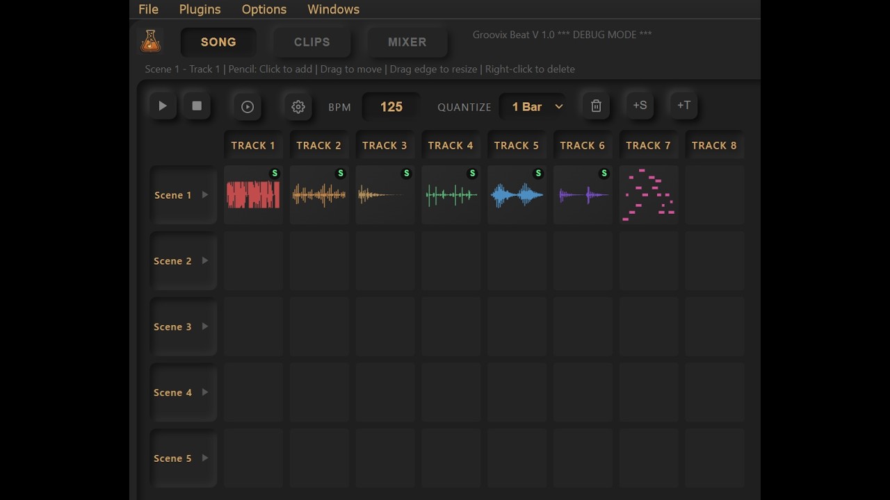 05. Using Live mode with samples and Midi for Live Looping.