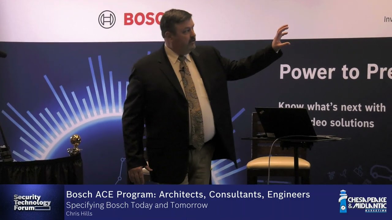 Bosch ACE Program   Architects Consultants Engineers   Security Technology Forum 2022