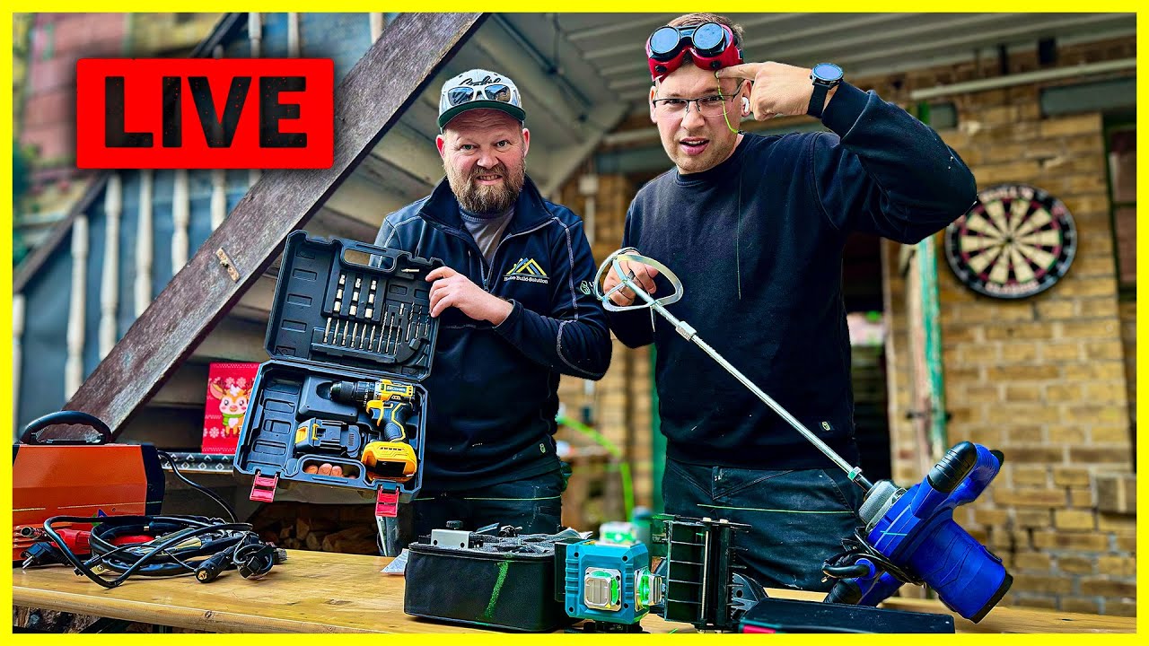 STATEMENT nach KRITIK - Wir bringen die TEMU-Werkzeuge ans LIMIT! | Home Build Solution - LIVE