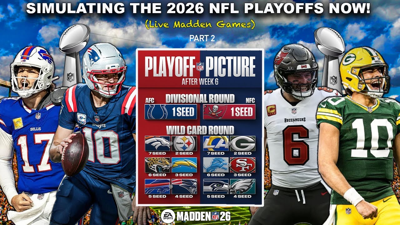 Что, если бы плей-офф НФЛ 2026 года начался сегодня?! (Madden Sim) PT 2