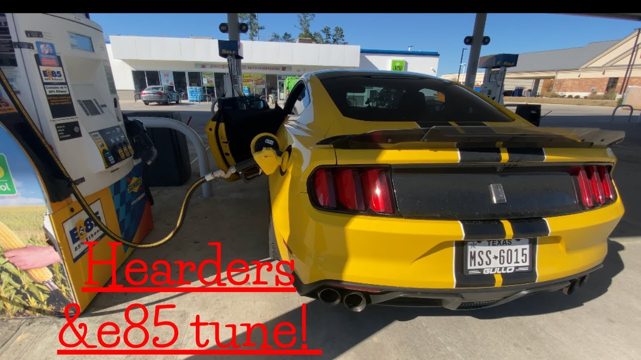 Headers and E85 tune gt350