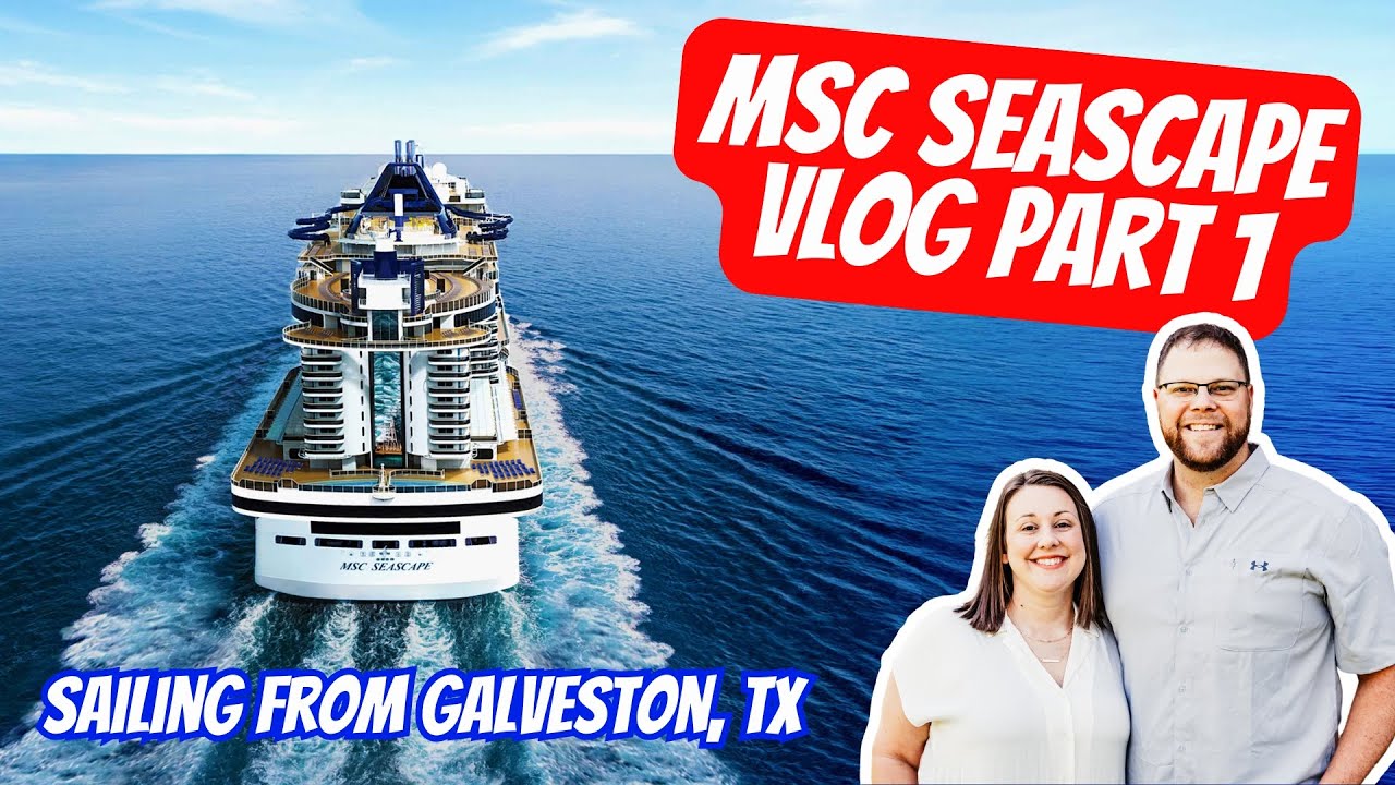 Видеоблог MSC Seascape, часть 1: обзор плавания из Галвестона, Техас | Еда, экскурсия на корабле,...