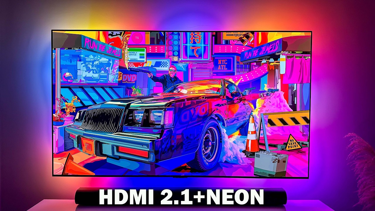 BEST Ambilight TV Backlight Kit | NEW FancyLEDs HDMI 2.1 Sync Box and Fancy Neon