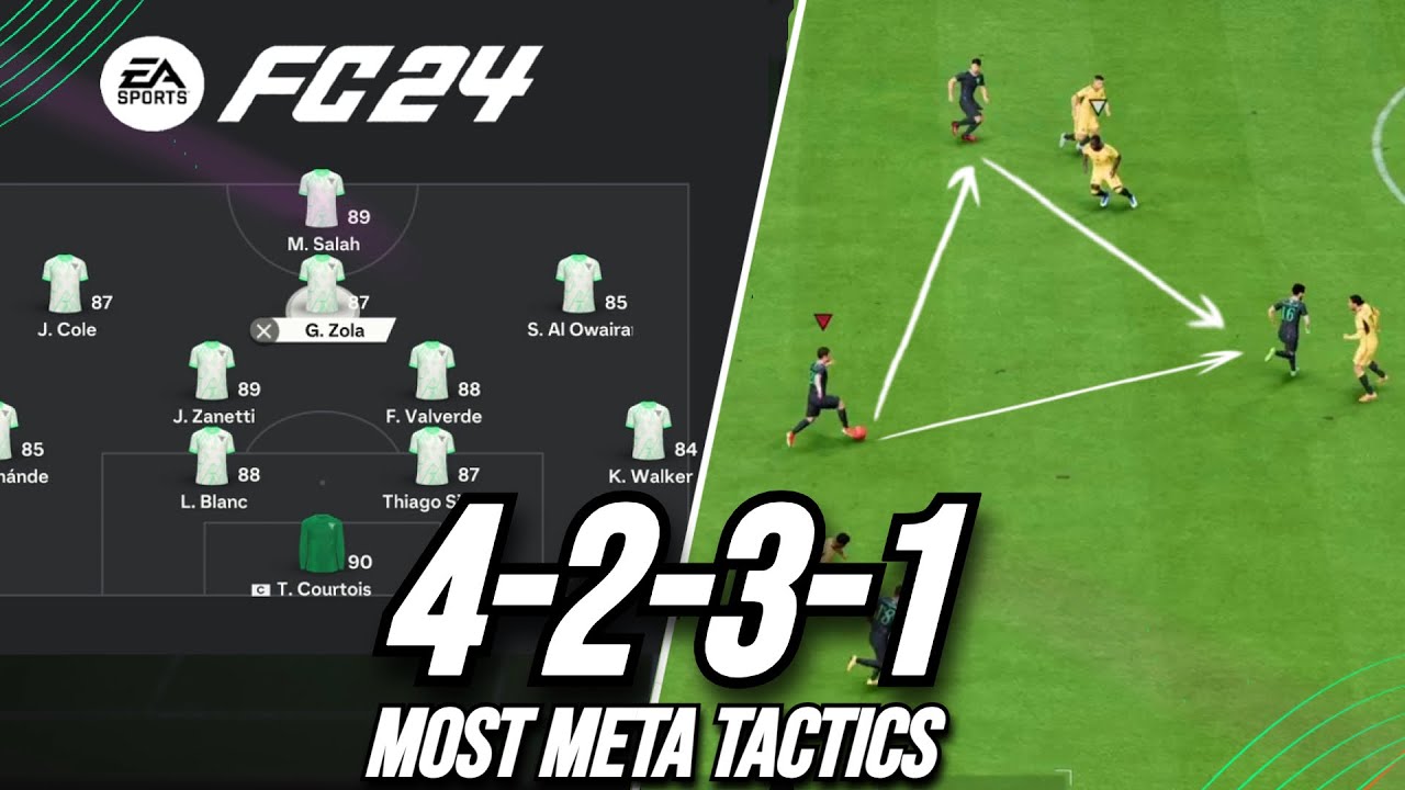 MOST META FORMATION POST PATCH! Best 4231 Custom Tactics EA FC 24