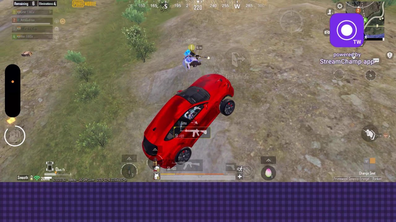 Broadcast powered by StreamChamp