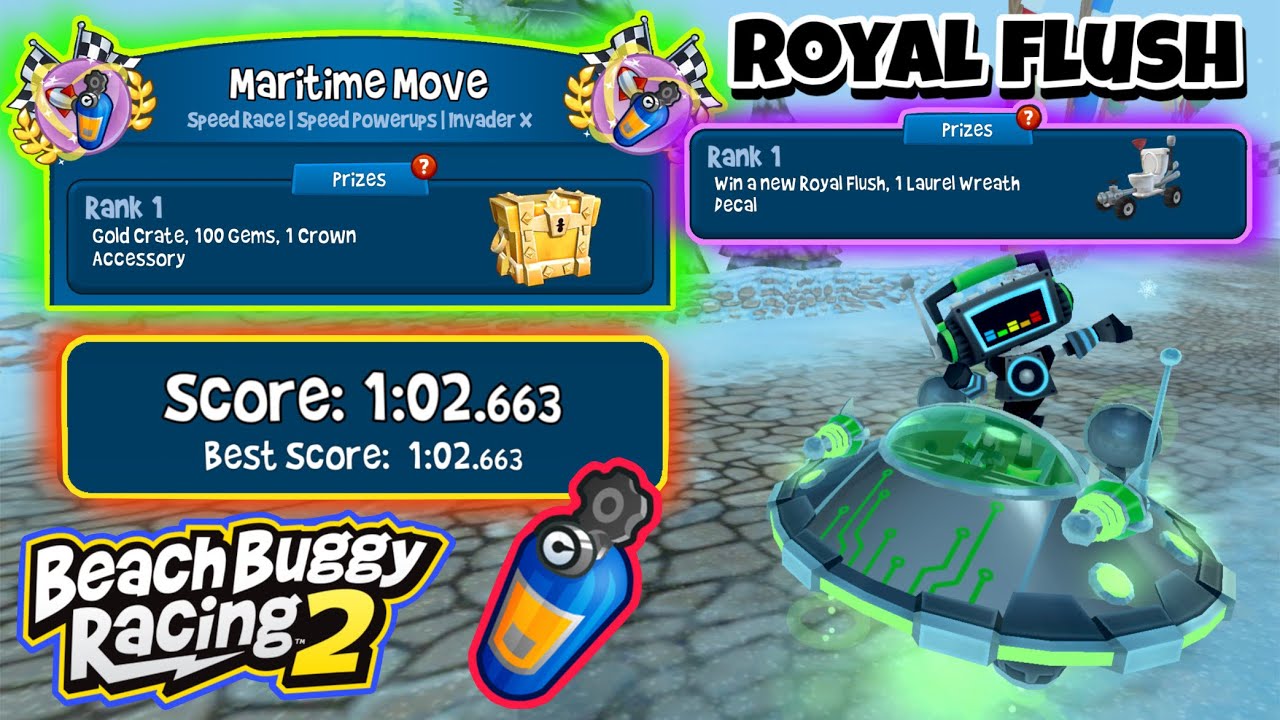 Maritime Move 🦦| Gold Crate 🔑Prize✨| Invader X🛰️+ BeatBot 🎧| Beach Buggy Racing 2 🏖🏁| BB Racing 2