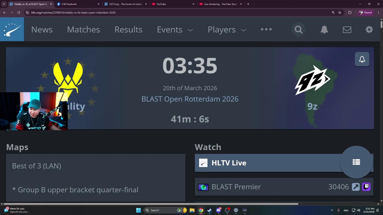 The MongolZ vs MOUZ - BLAST Open Rotterdam 2026