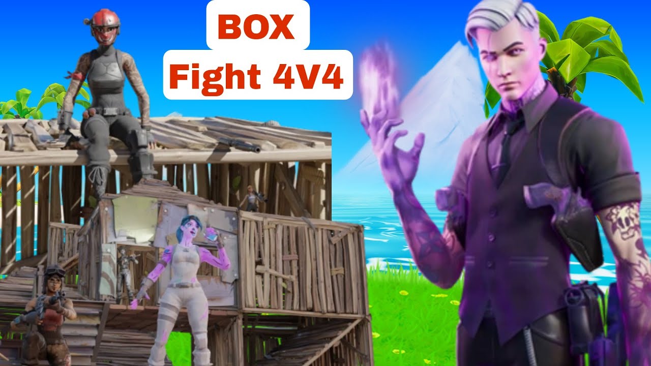 Box fight (4v4)fortnite creative map code(0667-8789-2959)