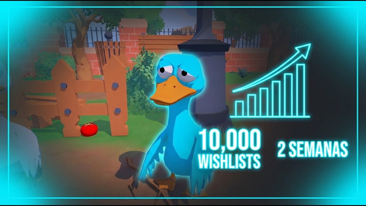 Como esse jogo de GANSOS conseguiu 10.000 Wishlists em 2 semanas?