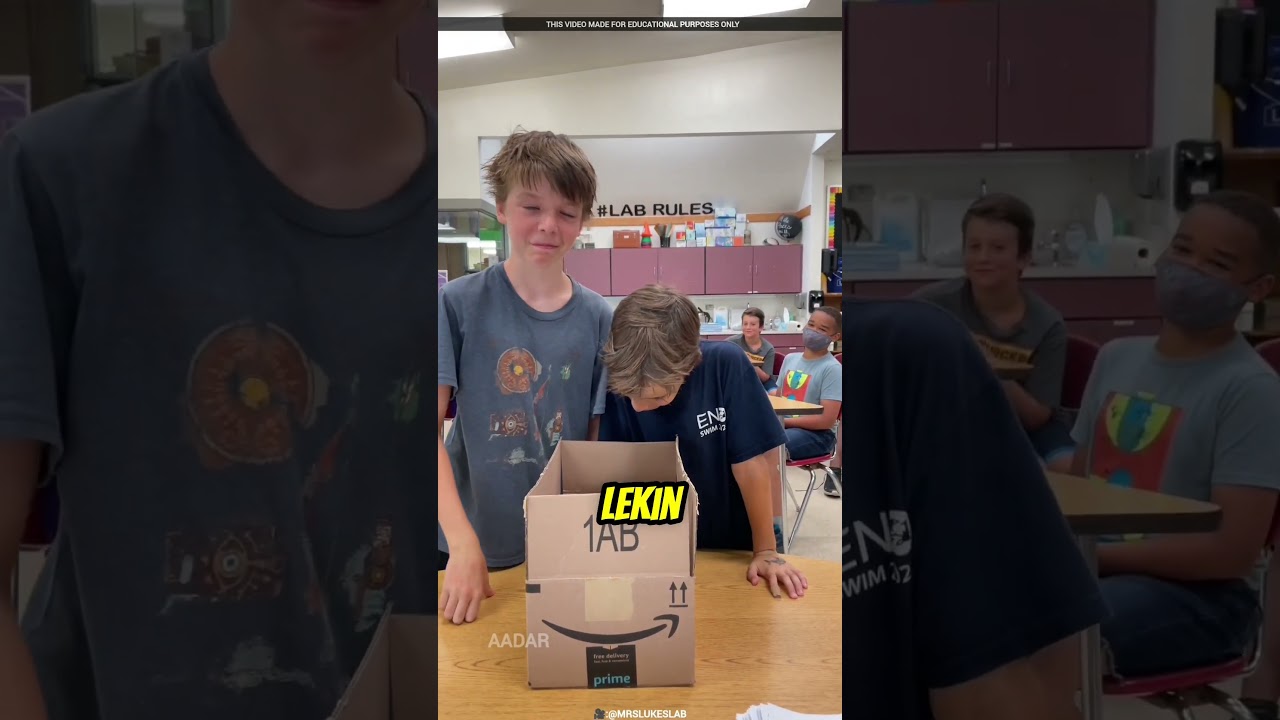 This Teacher Reveals Her Favourite Student with a Box