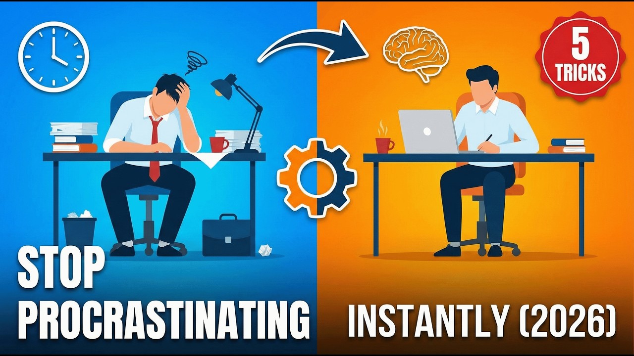 5 Psychological Tricks to Stop Procrastinating Instantly (2026)