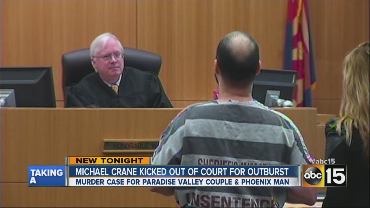 Murder suspect's courtroom antics get him kicked out