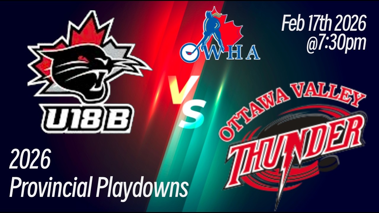 U18B Nepean Wildcats vs Ottawa Valley Thunder - Provincial Playdowns 2026