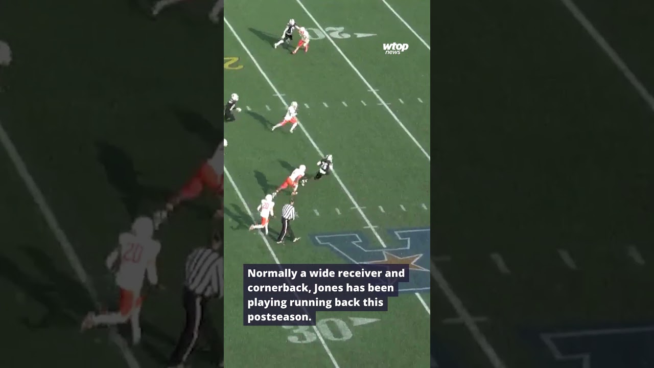 Игрок недели: Эван Джонс, игрок на позициях раннинбека и ресивера в команде старшей школы Патуксент.