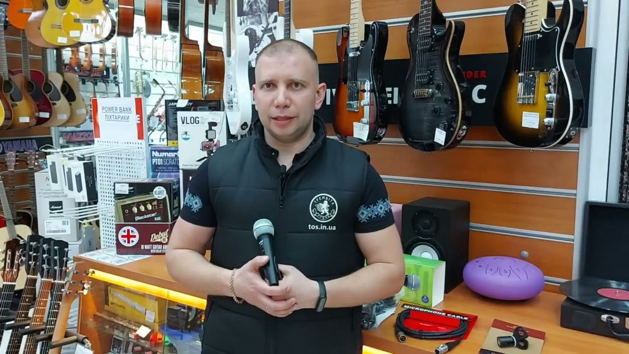 Огляд вокального мікрофону SHURE SV100