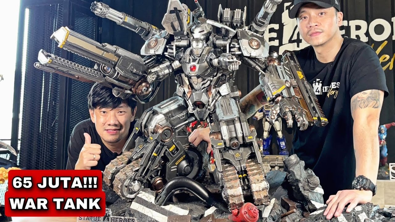 Calon The best statue 2022 ini!! Unboxing WAR MACHINE War Tank version B!! by xm studios!!