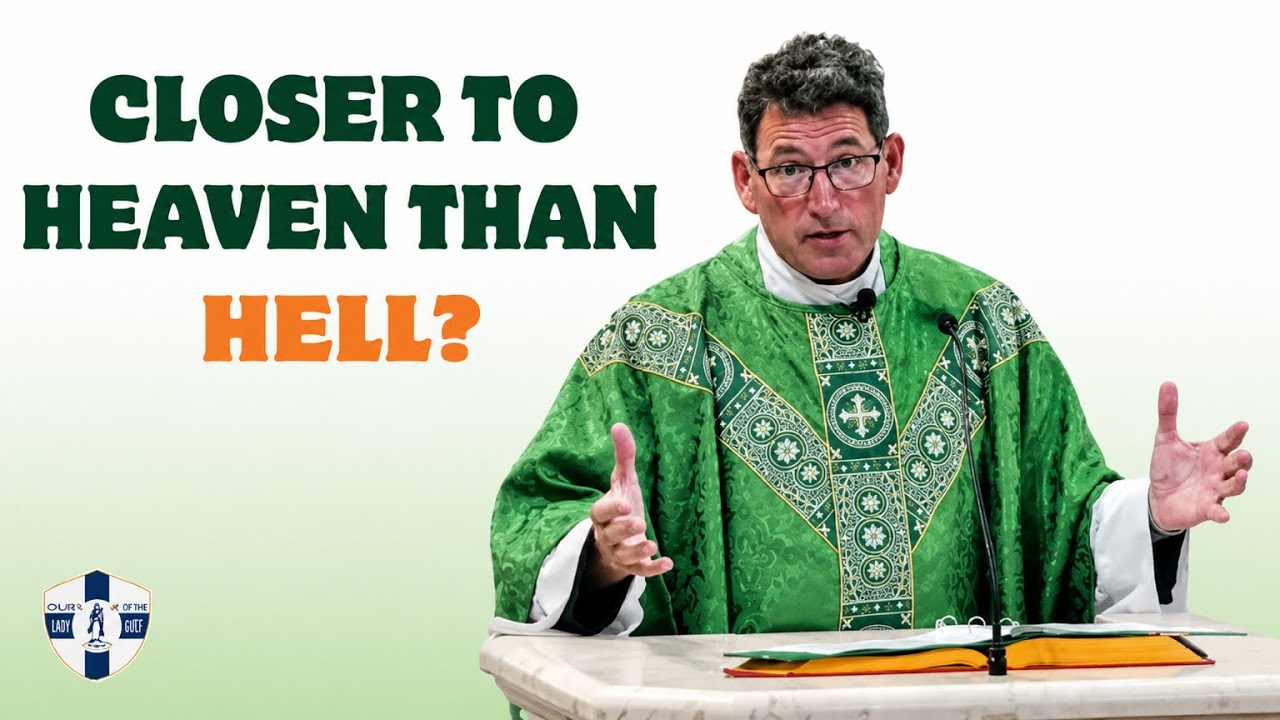 Some people may be closer to heaven than hell, but some may be closer to hell than heaven.