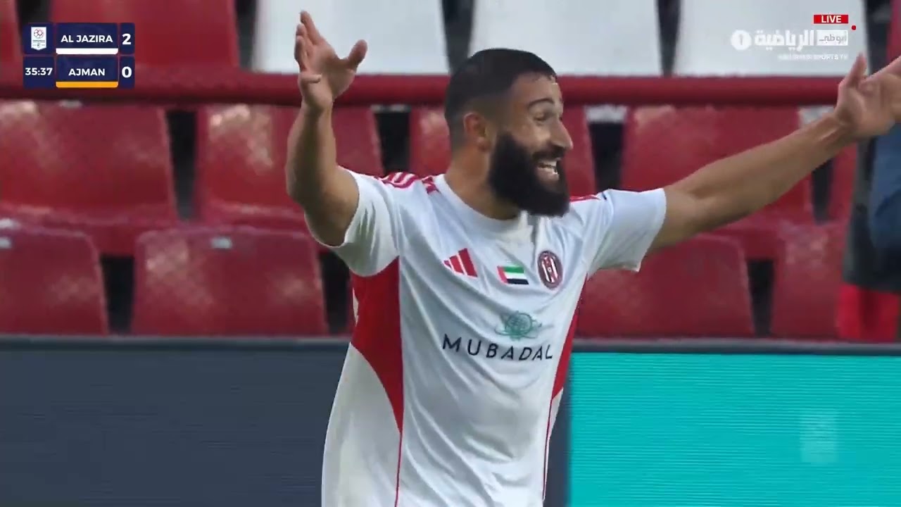 	ملخص مباراة الجزيرة وعجمان الجولة 12 دوري أدنوك للمحترفين 25/26
