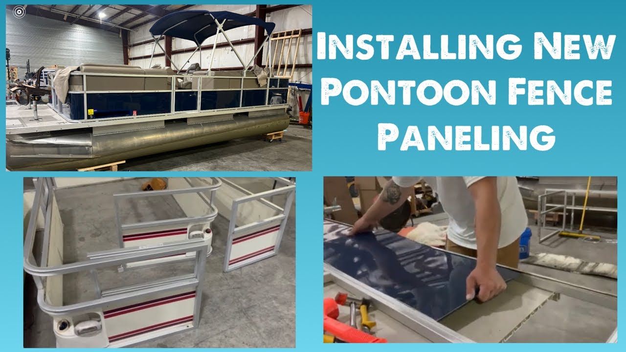 Restoring Pontoon Railings - New Paneling