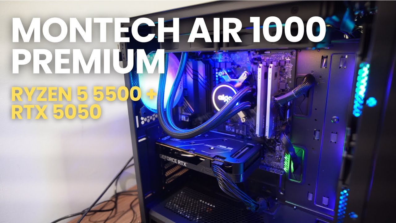 PC Gamer | Asus  A520M Plus II TUF | RTX 5050 + Ryzen 5 5500 | Gabinete Montech Air 1000 Premium