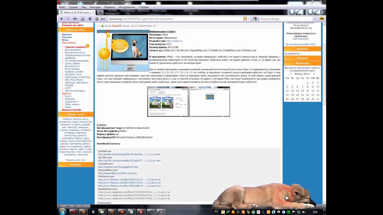 VPets 1.1.21 (Full version)