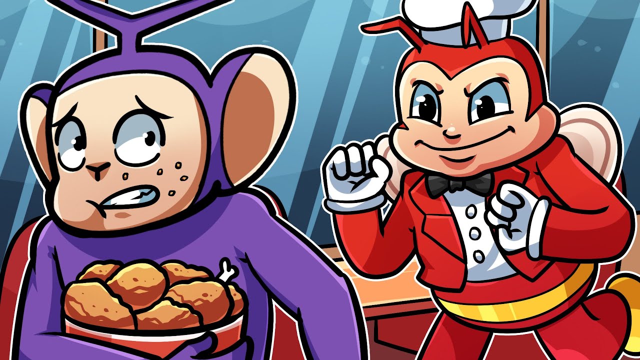 ESCAPE FROM Jollibae! | Tinky Winky Plays: Jollibae FNAF Fan Game