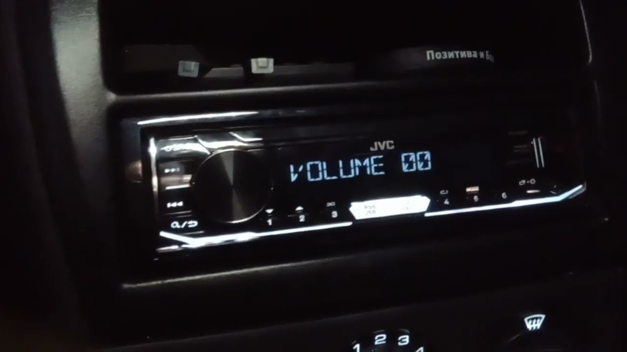 JVC-KDX355 первое впечатление о процессорной магнитоле   и сравнение с пионером 280fd