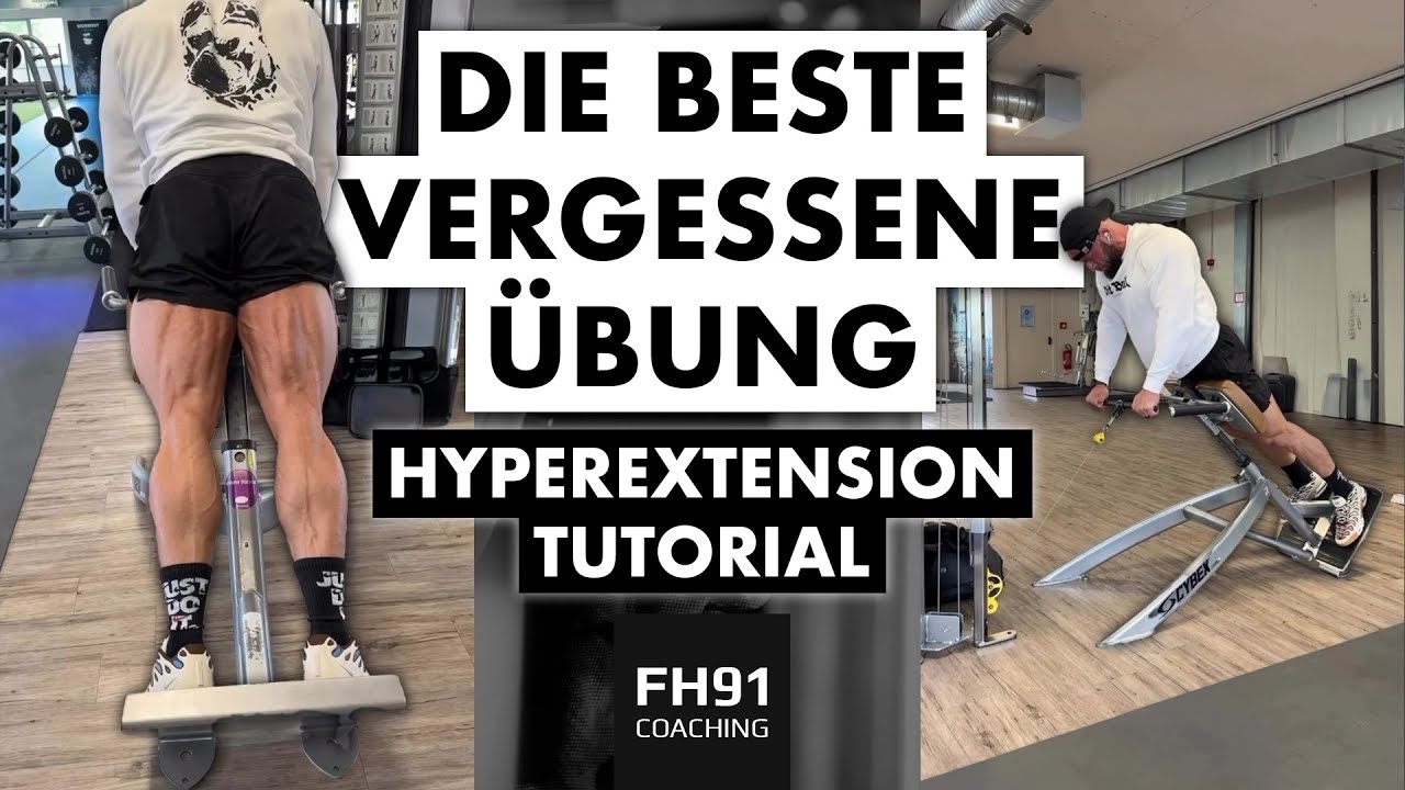 Die beste Übung für Beinbeuger & Glutes?! Mein Tutorial für die Hyperextension 🦾