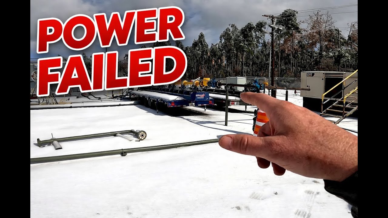What happens in the oilfield during a Winter Storm??