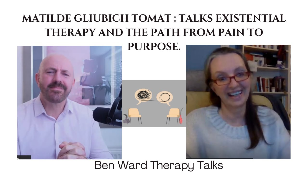 An Existential Therapist’s Path from Pain to Purpose" with Matilde Gliubich Tomat.