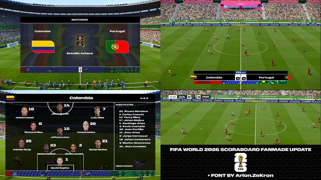 PES 2021 FIFA World Cup 2026 Scoreboard Concept Update + Installation