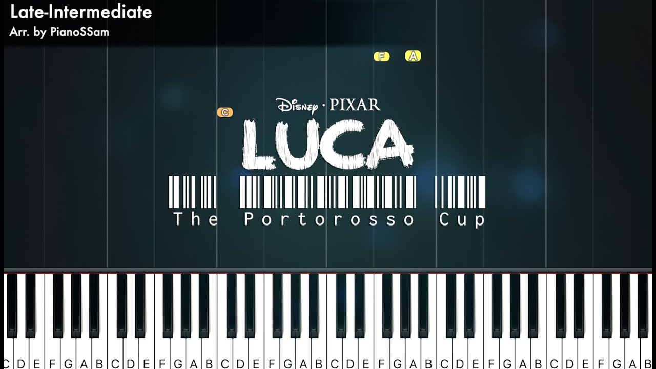 [Late - Intermediate] The Portorosso Cup -  Luca | Piano Tutorial