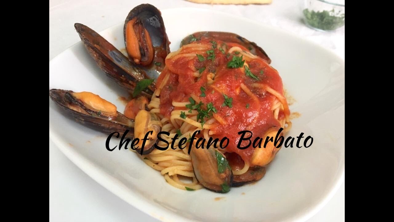 Spaghetti alla Tarantina - Spaghetti con le Cozze e salsa di Pomodoro