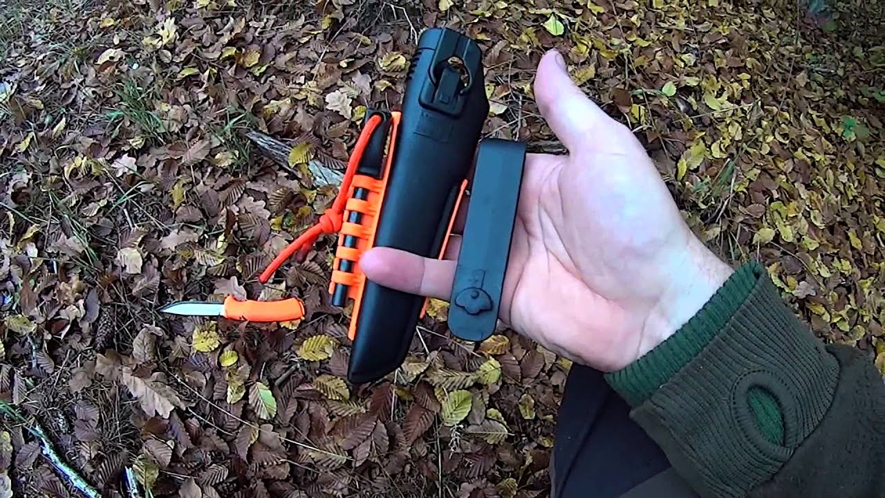 Mora Bushcraft Survival Orange test pouzdra