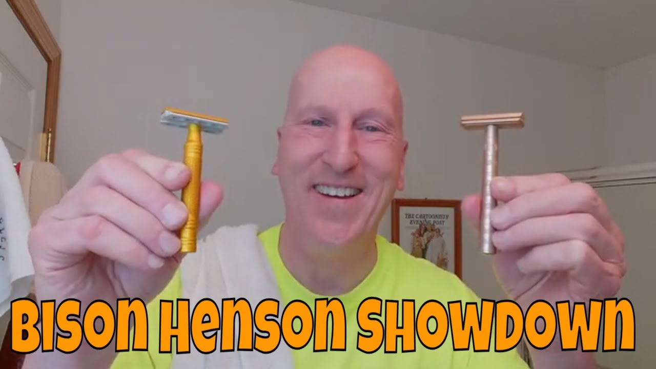 A Shave Showdown between the Karve Bison Aluminum Razor and The Henson Mild Aluminum Razor