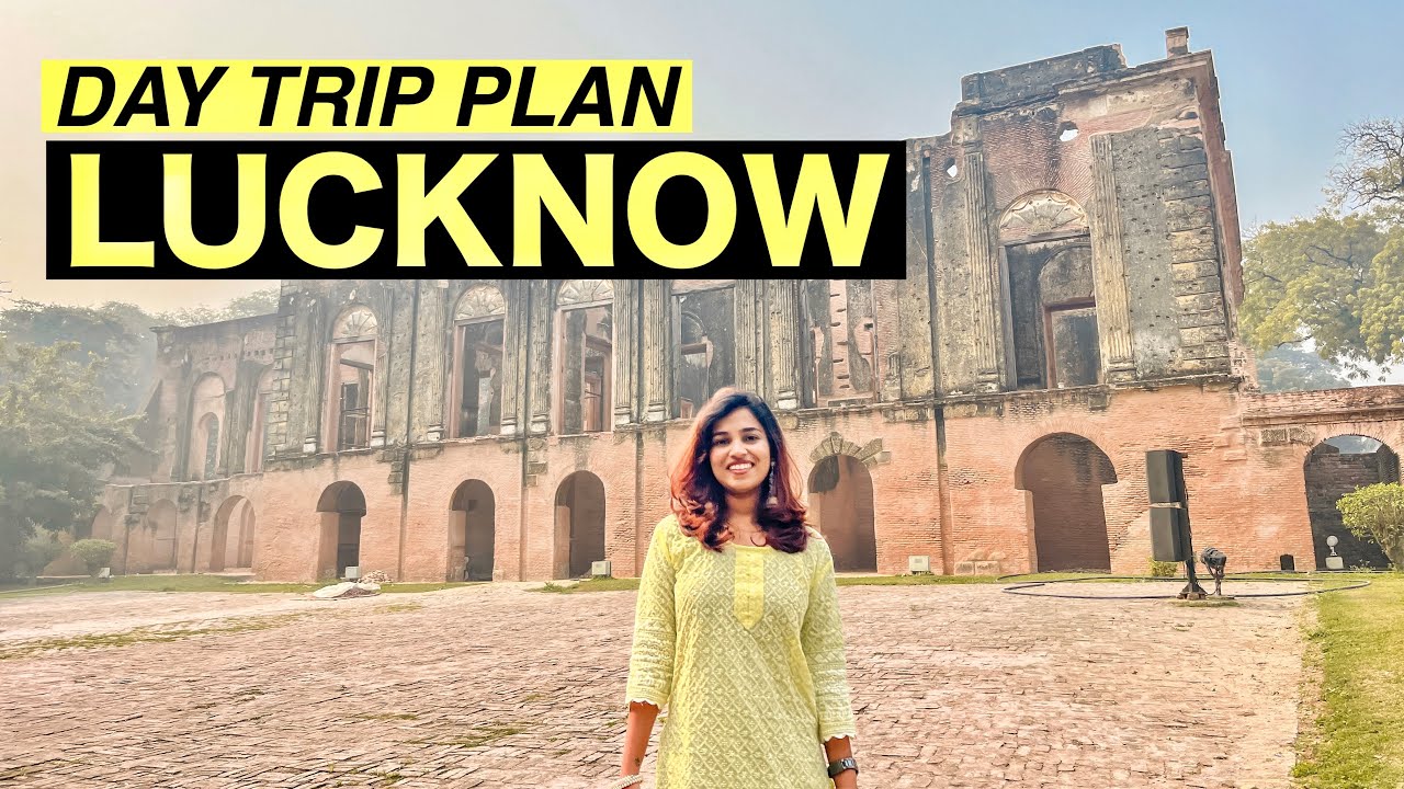 LUCKNOW Day Trip Travel Vlog - Tourist places, shopping, stay, budget, travel