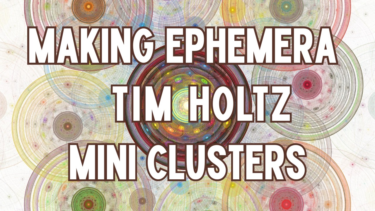 🌿 Ephemera Make - Tim Holtz Tiny Clusters ⚜️