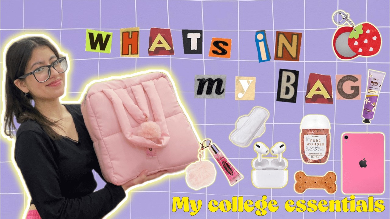 College Essentials every girl must have✨ | What's In My Bag?? || ISHITA ARORA